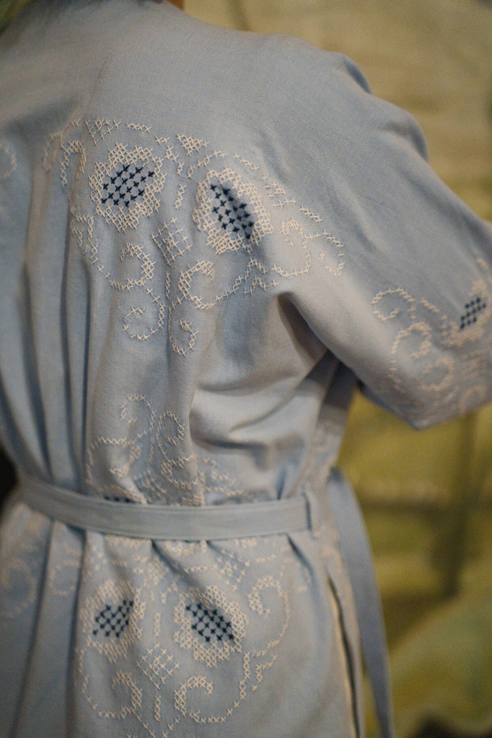 Krótka sukienka kimono - obrazek 8