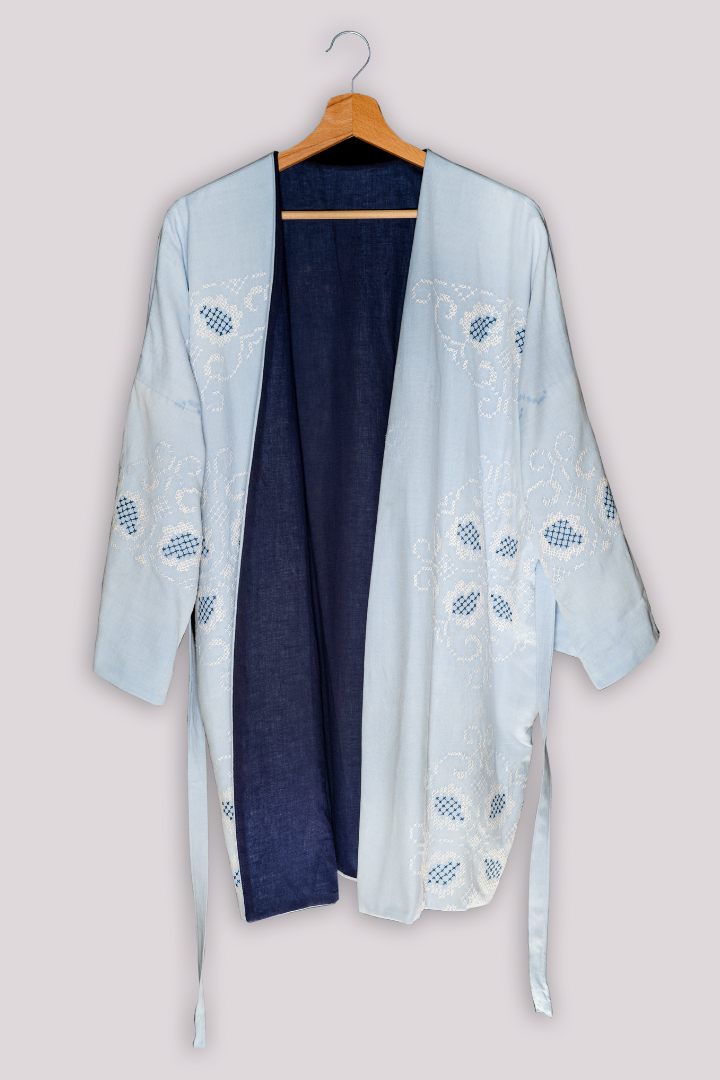 Krótka sukienka kimono - obrazek 11
