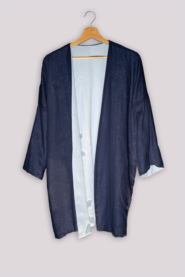 Krótka sukienka kimono - obrazek 13